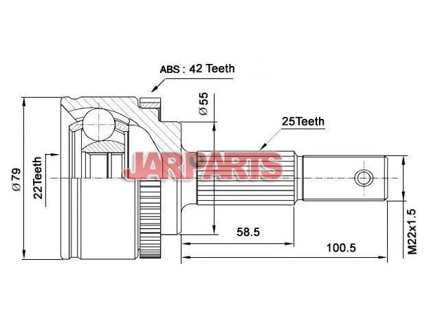 3681K CV Joint Kit