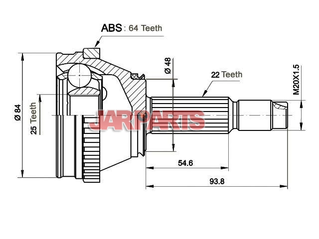 CVJ545610 CV Joint Kit