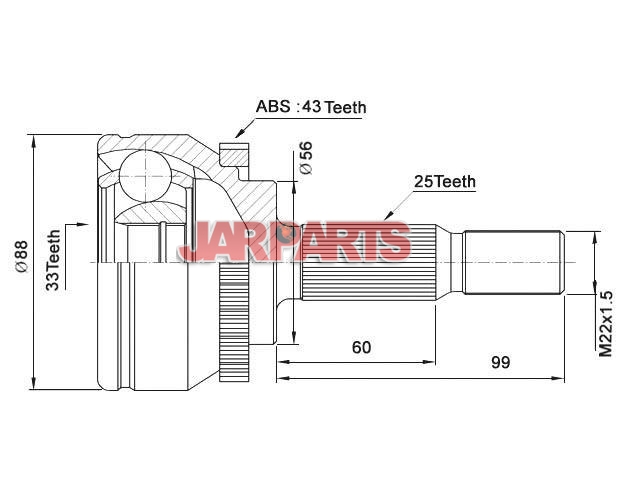 30610835 CV Joint Kit